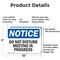 Signmission Do Not Disturb Meeting In Progress, 10 in W x Rectangle, Aluminum OS-2PACK-NS-A-710-L-11145 - alternate 6